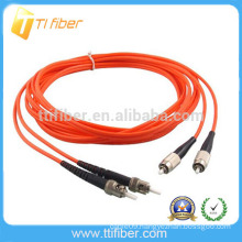 FC - UPC - ST Multimode 50/125um Duplex Optical Fiber Patch Cord